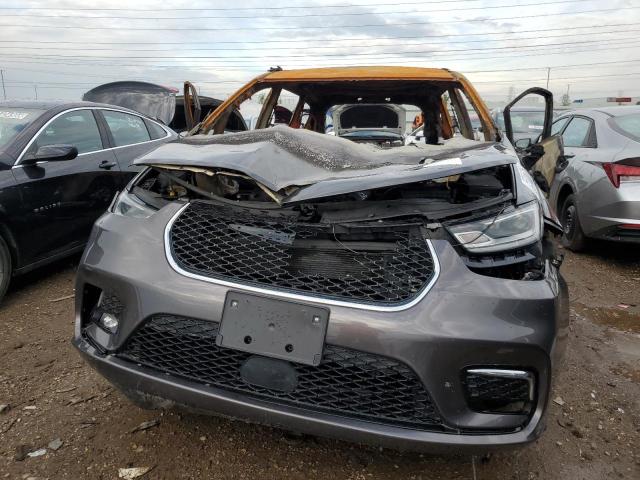 2C4RC1BG1NR138724 - 2022 CHRYSLER PACIFICA TOURING L GRAY photo 5