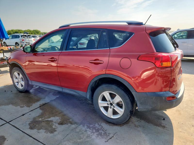 JTMWFREV4EJ006841 - 2014 TOYOTA RAV4 XLE RED photo 2