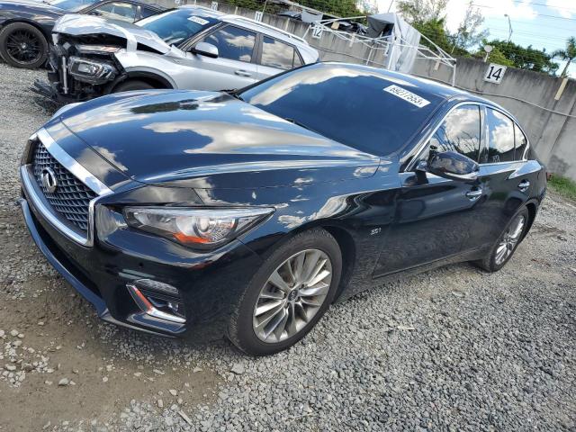 JN1EV7ARXKM555064 - 2019 INFINITI Q50 LUXE BLACK photo 1