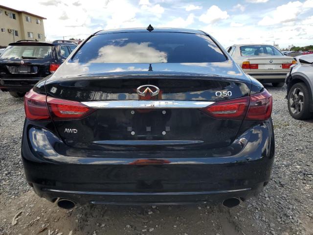 JN1EV7ARXKM555064 - 2019 INFINITI Q50 LUXE BLACK photo 6