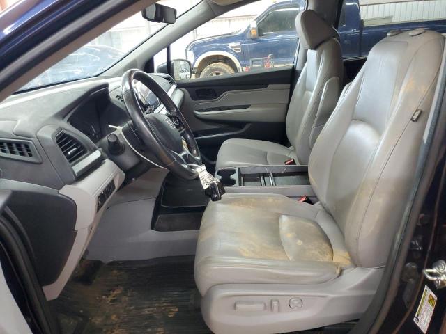 5FNRL6H76KB017196 - 2019 HONDA ODYSSEY EXL أزرق صورة 7