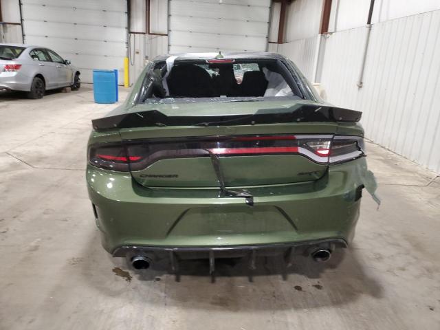 2C3CDXGJ6KH553022 - 2019 DODGE CHARGER SCAT PACK GREEN photo 6