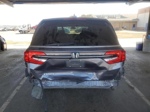 5FNRL6H80NB015540 - 2022 HONDA ODYSSEY TOURING GRAY photo 6