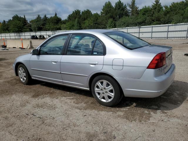 1HGES267X2L082094 - 2002 HONDA CIVIC EX SILVER photo 2