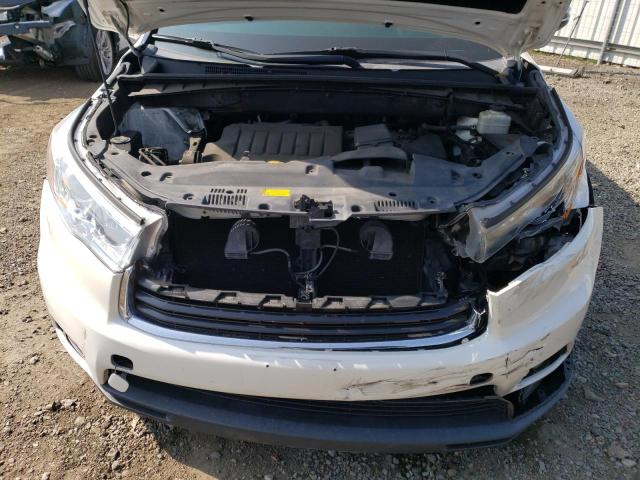 5TDKKRFH6FS093293 - 2015 TOYOTA HIGHLANDER XLE WHITE photo 11