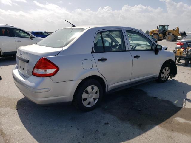 3N1CC1APXAL422063 - 2010 NISSAN VERSA S SILVER photo 3