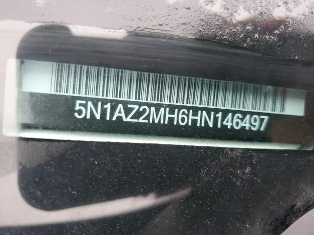 5N1AZ2MH6HN146497 - 2017 NISSAN MURANO S SILVER photo 13