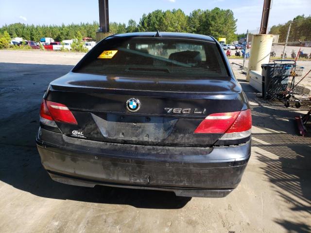 WBAHN83508DT80016 - 2008 BMW 750 LI BLACK photo 6