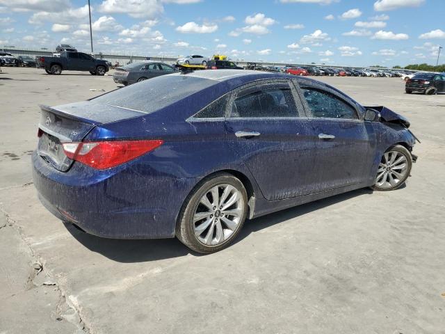 5NPEC4AB7CH478394 - 2012 HYUNDAI SONATA SE BLUE photo 3