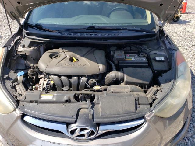 5NPDH4AE0CH134946 - 2012 HYUNDAI ELANTRA GLS TAN photo 11