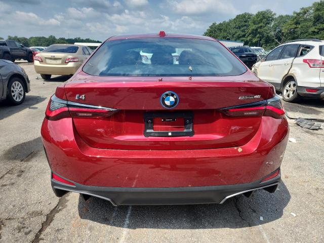 WBY23HD07SFU53426 - 2025 BMW I4 EDRIVE 40 BURGUNDY photo 6