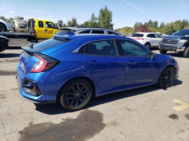 SHHFK7H6XLU216352 - 2020 HONDA CIVIC EX BLUE photo 3