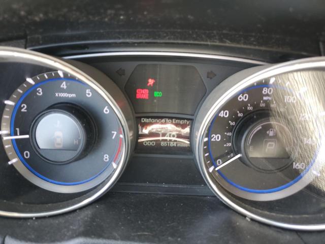 5NPEC4AC1DH791824 - 2013 HYUNDAI SONATA SE SILVER photo 9