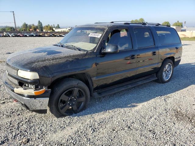 3GNEC16T22G203658 - 2002 CHEVROLET SUBURBAN C1500 BLACK photo 1