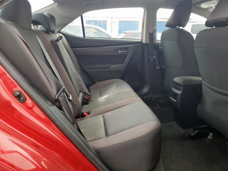 2T1BURHE1JC088341 - 2018 TOYOTA COROLLA L 红色 照片 10