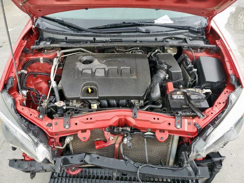 2T1BURHE1JC088341 - 2018 TOYOTA COROLLA L 红色 照片 11