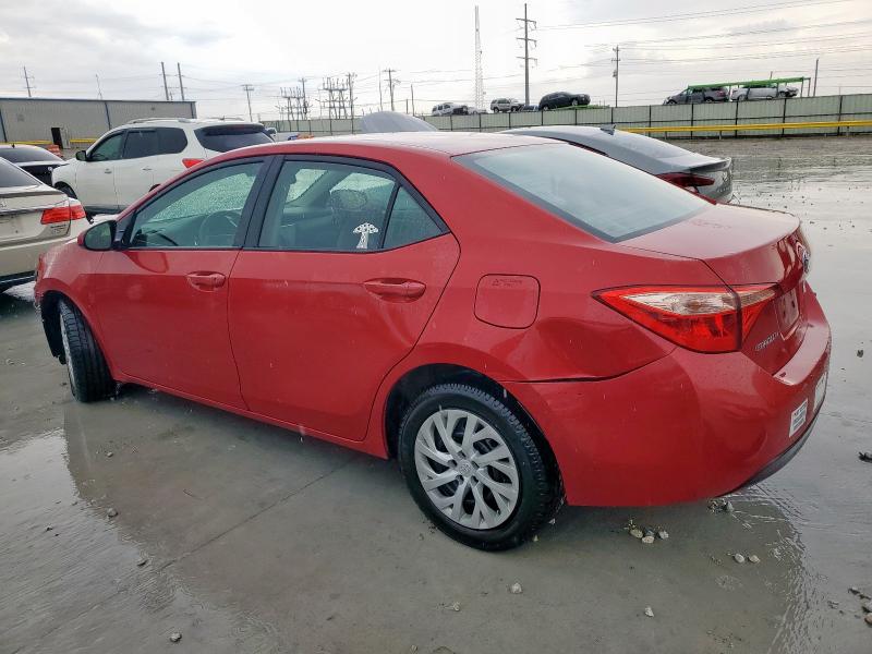 2T1BURHE1JC088341 - 2018 TOYOTA COROLLA L 红色 照片 2