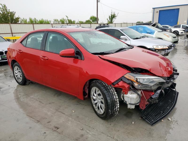 2T1BURHE1JC088341 - 2018 TOYOTA COROLLA L 红色 照片 4