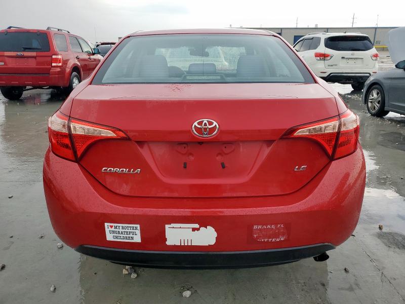 2T1BURHE1JC088341 - 2018 TOYOTA COROLLA L 红色 照片 6