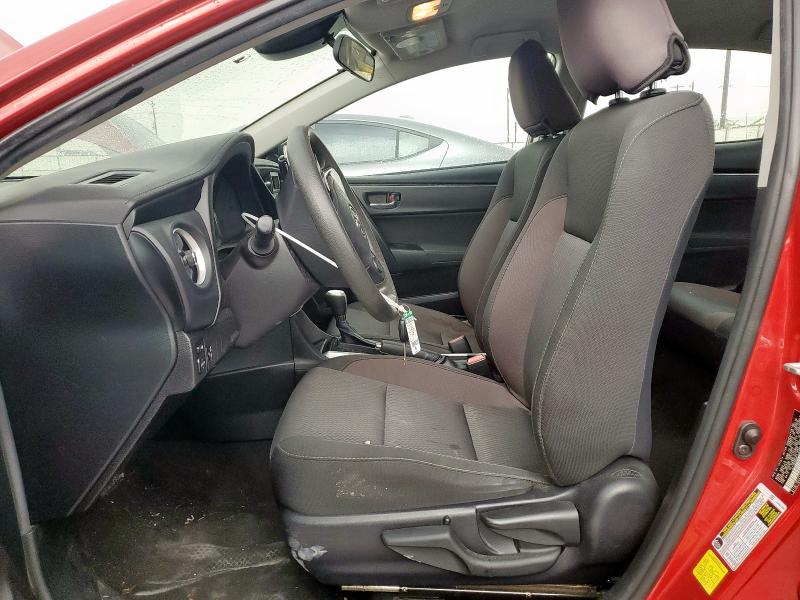 2T1BURHE1JC088341 - 2018 TOYOTA COROLLA L 红色 照片 7