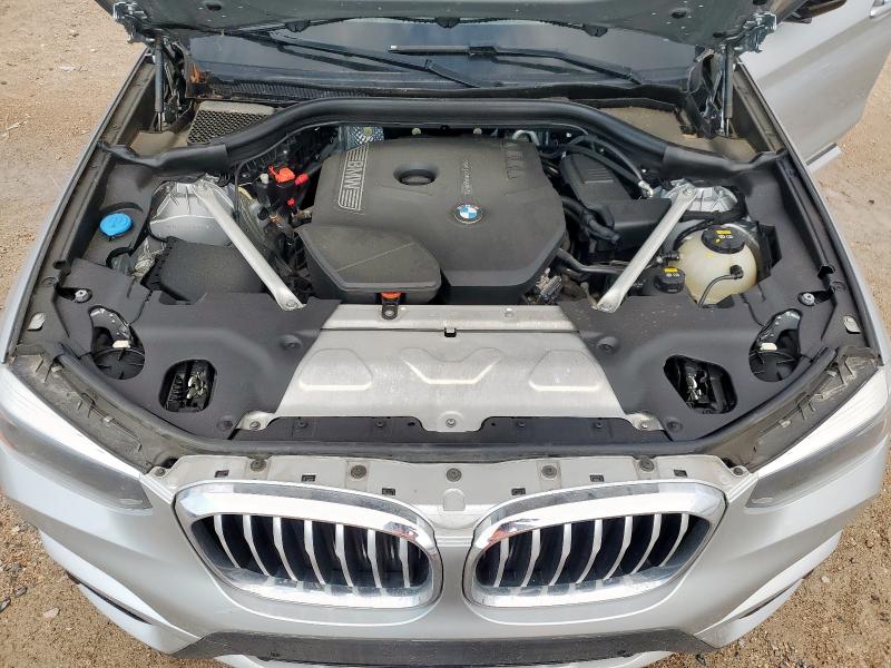 5UXTR7C56KLR51578 - 2019 BMW X3 SDRIVE30I SILVER photo 12