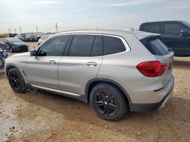 5UXTR7C56KLR51578 - 2019 BMW X3 SDRIVE30I SILVER photo 2