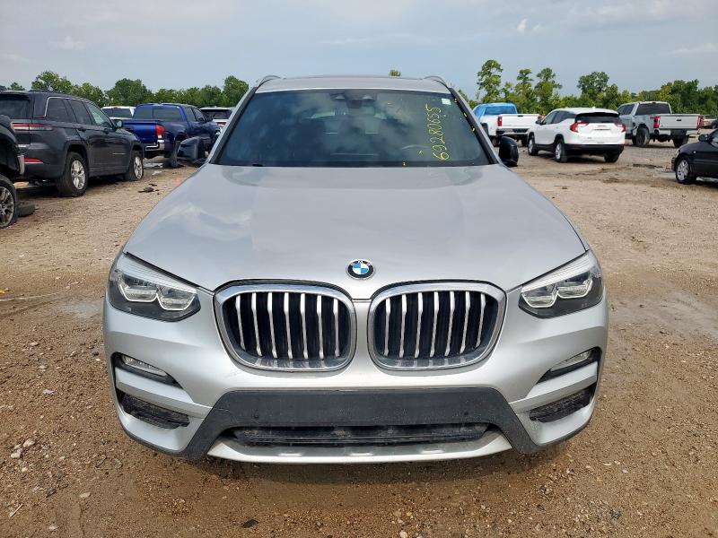 5UXTR7C56KLR51578 - 2019 BMW X3 SDRIVE30I SILVER photo 5