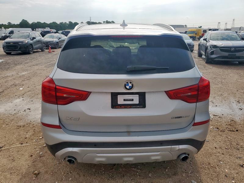 5UXTR7C56KLR51578 - 2019 BMW X3 SDRIVE30I SILVER photo 6