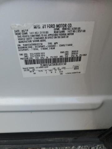 2LMHJ5ATXKBL03150 - 2019 LINCOLN MKT 白色 照片 13