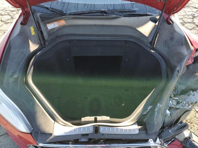 5YJSA1DN2DFP09523 - 2013 TESLA MODEL S RED photo 11