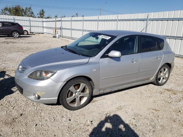 JM1BK143661544518 - 2006 MAZDA 3 HATCHBACK SILVER photo 1