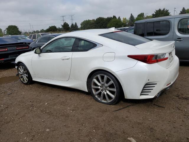 JTHSE5BC9F5000278 - 2015 LEXUS RC 350 WHITE photo 2