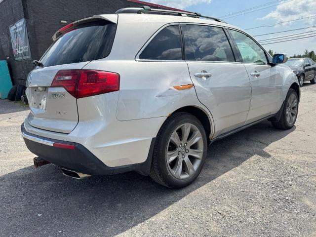 2HNYD2H75BH002310 - 2011 ACURA MDX ADVANCE GRAY photo 4