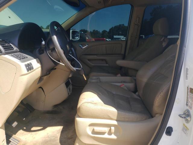 5FNRL3H9XAB005406 - 2010 HONDA ODYSSEY TOURING WHITE photo 7