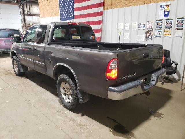 5TBRT34175S470879 - 2005 TOYOTA TUNDRA ACCESS CAB SR5 GRAY photo 2