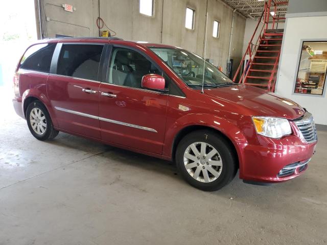2C4RC1BG0FR577575 - 2015 CHRYSLER TOWN & COU TOURING RED photo 4