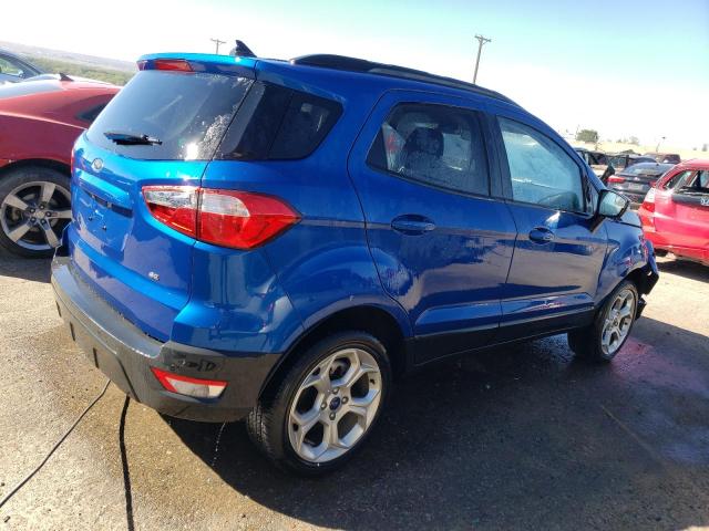 MAJ3S2GEXMC452116 - 2021 FORD ECOSPORT SE BLUE photo 3