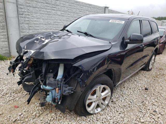 1C4RDJAG2DC559308 - 2013 DODGE DURANGO SXT BLACK photo 1