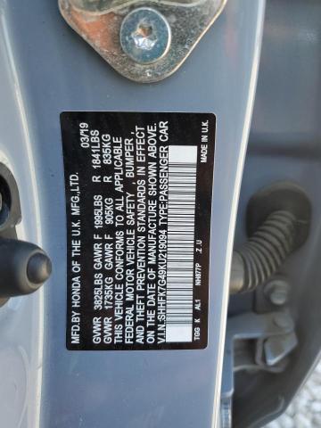 SHHFK7G49KU219094 - 2019 HONDA CIVIC SPORT Boz foto 12