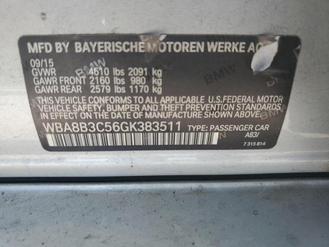 WBA8B3C56GK383511 - 2016 BMW 340 I Gümüş foto 13