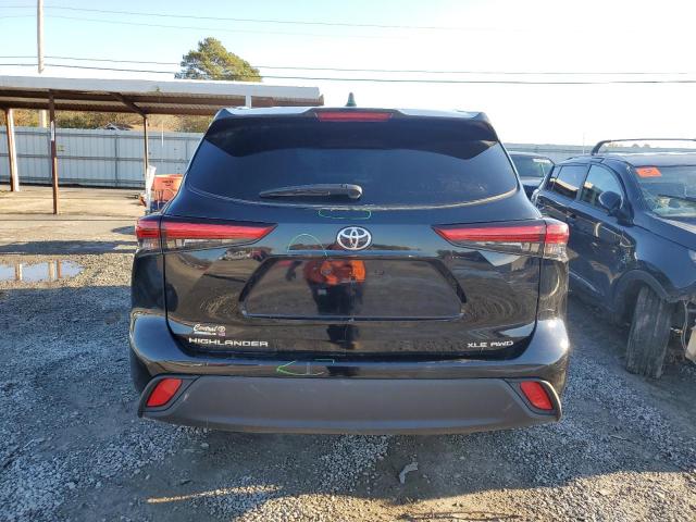 5TDGZRBH1LS510001 - 2020 TOYOTA HIGHLANDER XLE Noir photo 6