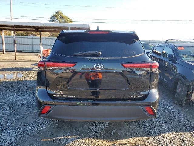 5TDGZRBH1LS510001 - 2020 TOYOTA HIGHLANDER XLE BLACK photo 6