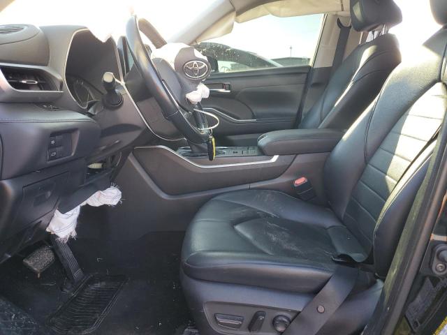 5TDGZRBH1LS510001 - 2020 TOYOTA HIGHLANDER XLE Noir photo 7