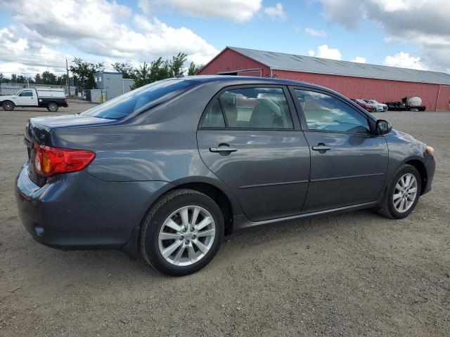 2T1BU4EE9AC473914 - 2010 TOYOTA COROLLA BASE GRAY photo 3