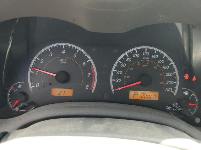 2T1BU4EE9AC473914 - 2010 TOYOTA COROLLA BASE GRAY photo 9