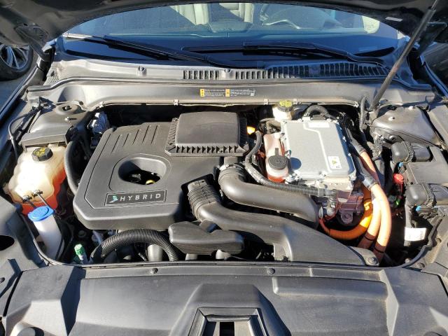 3LN6L5MU0HR663748 - 2017 LINCOLN MKZ HYBRID RESERVE GRAY photo 11