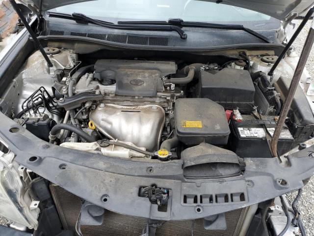 4T1BF1FK6CU131304 - 2012 TOYOTA CAMRY BASE SILVER photo 11