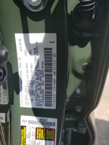 5TFCZ5AN6MX245568 - 2021 TOYOTA TACOMA DOUBLE CAB GREEN photo 12