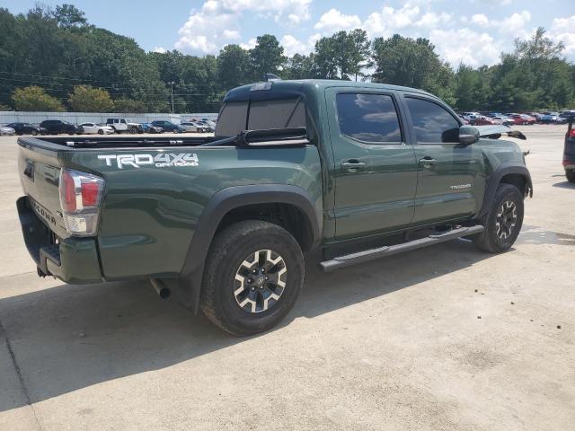 5TFCZ5AN6MX245568 - 2021 TOYOTA TACOMA DOUBLE CAB GREEN photo 3