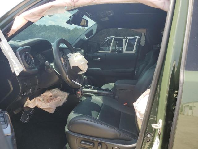 5TFCZ5AN6MX245568 - 2021 TOYOTA TACOMA DOUBLE CAB GREEN photo 7